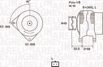 Magneti Marelli 063731627010 - Generator xdelar.se