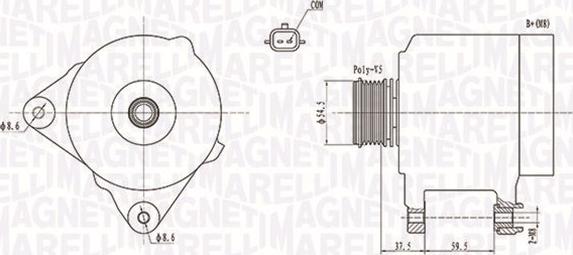 Magneti Marelli 063731860010 - Generator xdelar.se