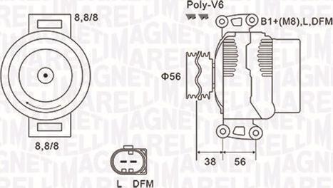 Magneti Marelli 063731811010 - Generator xdelar.se