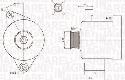 Magneti Marelli 063731796010 - Generator xdelar.se