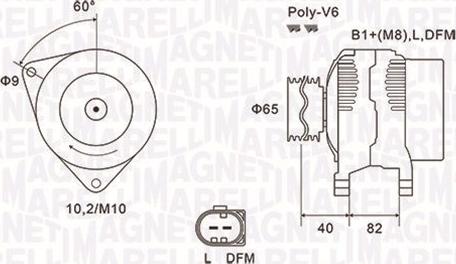 Magneti Marelli 063731746010 - Generator xdelar.se