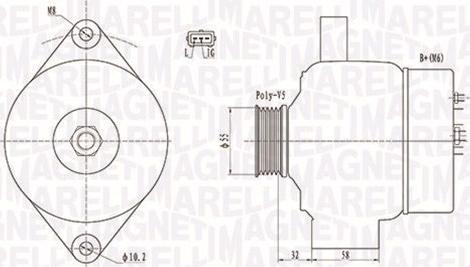 Magneti Marelli 063732026010 - Generator xdelar.se