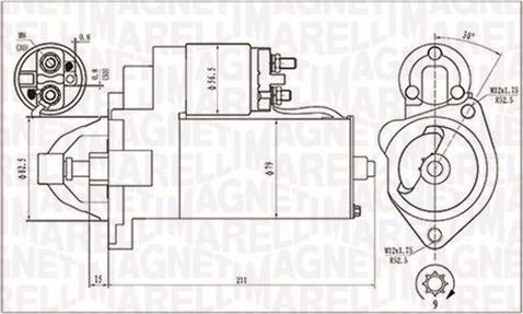 Magneti Marelli 063720624010 - Startmotor xdelar.se