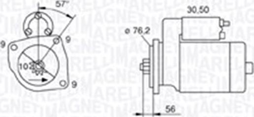 Magneti Marelli 063720801010 - Startmotor xdelar.se