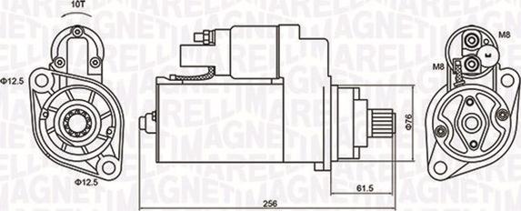 Magneti Marelli 063721405010 - Startmotor xdelar.se