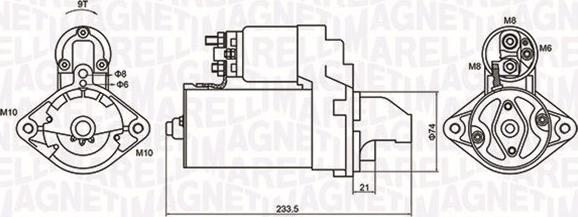 Magneti Marelli 063721406010 - Startmotor xdelar.se