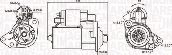 Magneti Marelli 063721062010 - Startmotor xdelar.se