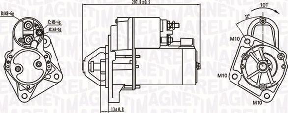 Magneti Marelli 063721289010 - Startmotor xdelar.se