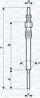 Magneti Marelli 062900090304 - Glödstift xdelar.se