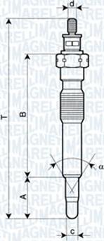 Magneti Marelli 062900092304 - Glödstift xdelar.se