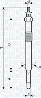 Magneti Marelli 062900049304 - Glödstift xdelar.se