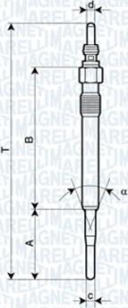 Magneti Marelli 062900058304 - Glödstift xdelar.se