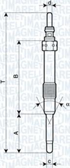 Magneti Marelli 062900053304 - Glödstift xdelar.se