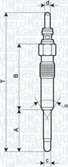 Magneti Marelli 062900006304 - Glödstift xdelar.se