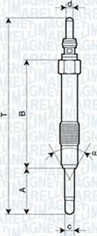 Magneti Marelli 062900014304 - Glödstift xdelar.se