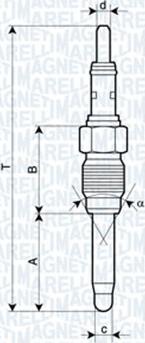 Magneti Marelli 062900084304 - Glödstift xdelar.se