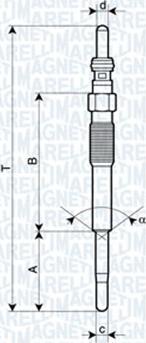 Magneti Marelli 062900080304 - Glödstift xdelar.se