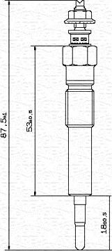 Magneti Marelli 062900031304 - Glödstift xdelar.se