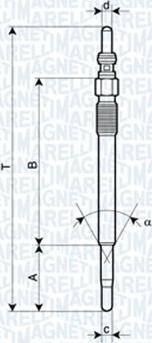 Magneti Marelli 062900029304 - Glödstift xdelar.se