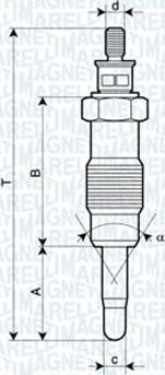 Magneti Marelli 062580704304 - Glödstift xdelar.se