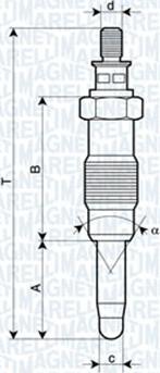 Magneti Marelli 062583003304 - Glödstift xdelar.se