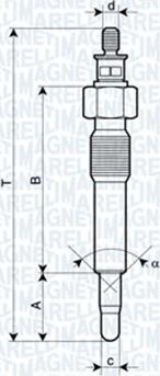 Magneti Marelli 062583202304 - Glödstift xdelar.se