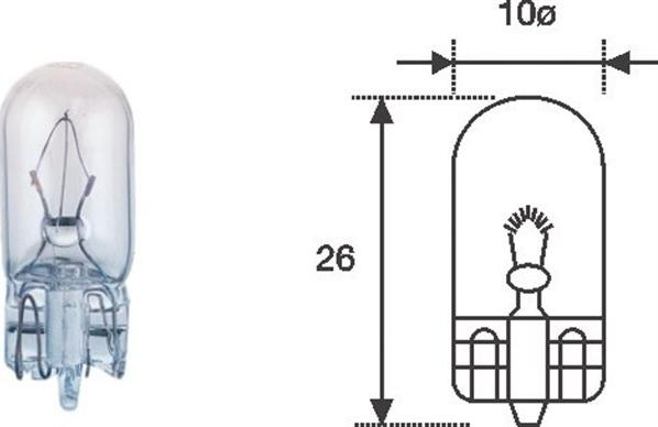 Magneti Marelli 003821100000 - Glödlampa, blinker xdelar.se