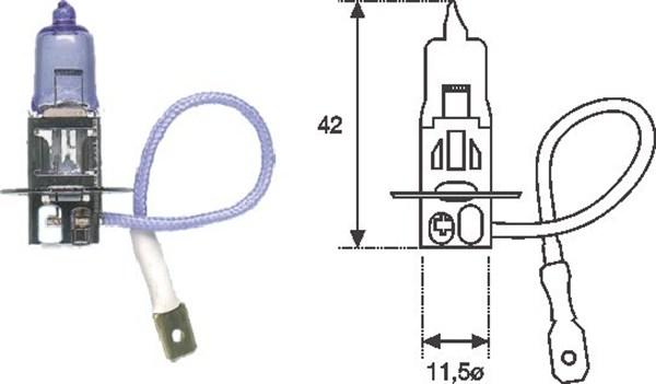 Magneti Marelli 002553100000 - Glödlampa, dimstrålkastare xdelar.se