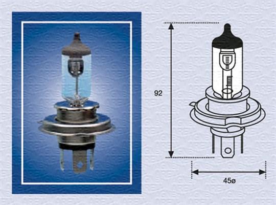 Magneti Marelli 002156100000 - Glödlampa, fjärrstrålkastare xdelar.se