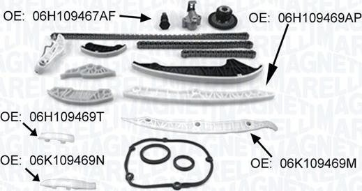 Magneti Marelli 341500001370 - Transmissionskedjesats xdelar.se