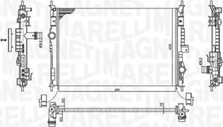 Magneti Marelli 350213199600 - Kylare, motorkylning xdelar.se