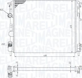 Magneti Marelli 350213195200 - Kylare, motorkylning xdelar.se