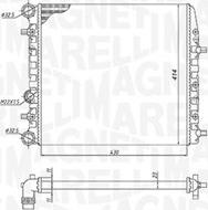 Magneti Marelli 350213184600 - Kylare, motorkylning xdelar.se