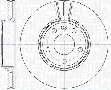 Magneti Marelli 361302040164 - Bromsskiva xdelar.se