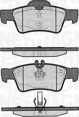 Magneti Marelli 363916060316 - Bromsbeläggssats, skivbroms xdelar.se