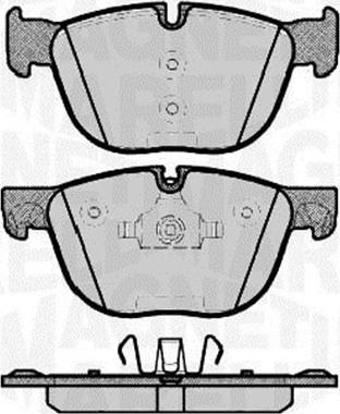 Magneti Marelli 363916060760 - Bromsbeläggssats, skivbroms xdelar.se