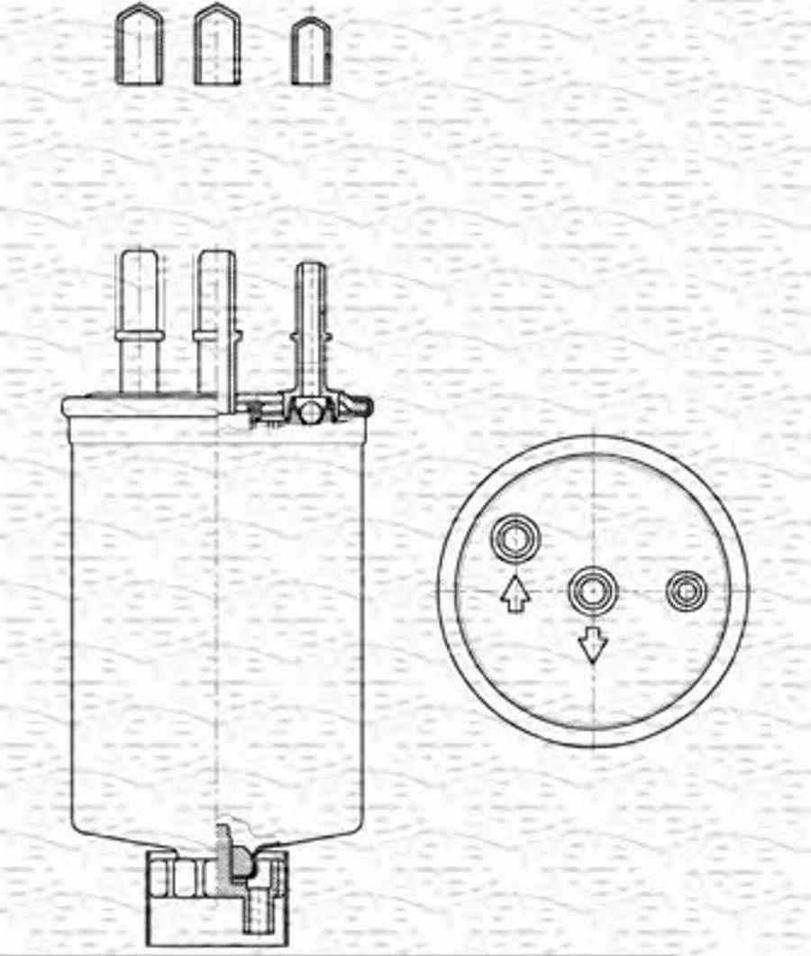 Magneti Marelli 213908566000 - Bränslefilter xdelar.se