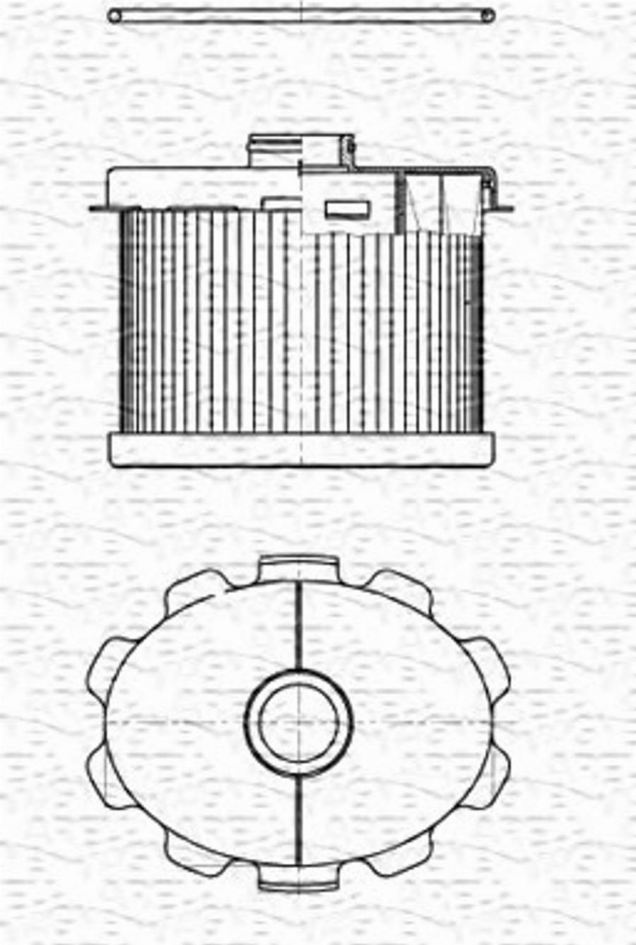 Magneti Marelli 213908503000 - Bränslefilter xdelar.se