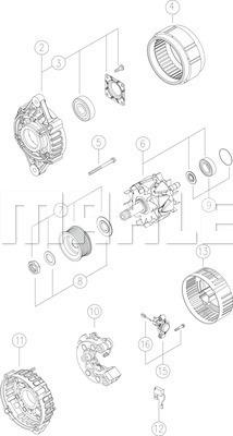 MAHLE MG 559 - Generator xdelar.se