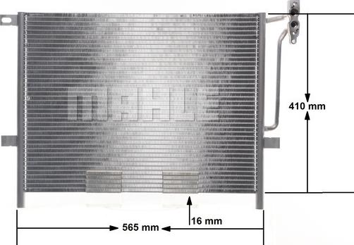 MAHLE AC 502 001S - Kondensor, klimatanläggning xdelar.se