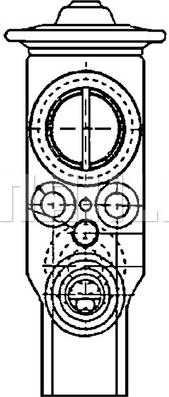 MAHLE AVE 59 000P - Expansionsventil, klimatanläggning xdelar.se