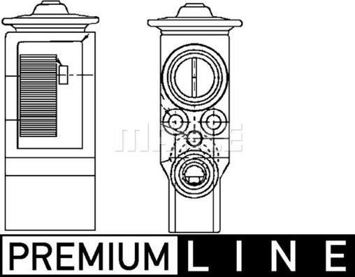 MAHLE AVE 55 000P - Expansionsventil, klimatanläggning xdelar.se