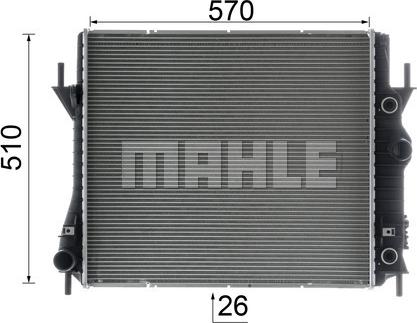 MAHLE CR 1965 000P - Kylare, motorkylning xdelar.se