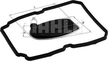 MAHLE HX 81D - Hydraulikfilter, automatväxel xdelar.se