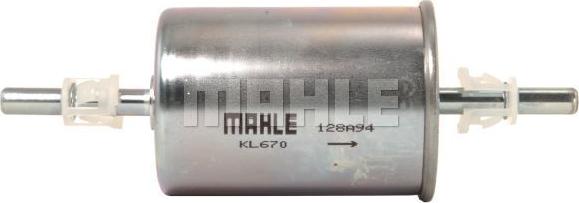 MAHLE KL 670 - Bränslefilter xdelar.se