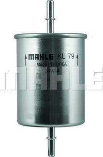 MAHLE KL 79 - Bränslefilter xdelar.se