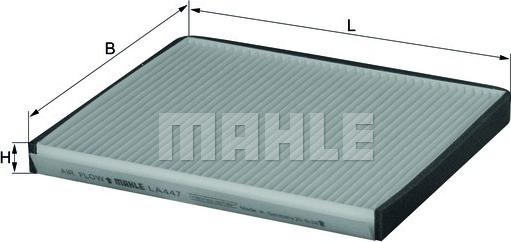 MAHLE LA 447 - Filter, kupéventilation xdelar.se