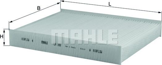 MAHLE LA 169 - Filter, kupéventilation xdelar.se