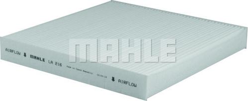 MAHLE LA 216 - Filter, kupéventilation xdelar.se