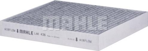 MAHLE LAK 436 - Filter, kupéventilation xdelar.se